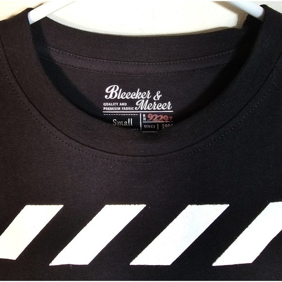 Bleecker & Mercer Shirt "Hustler's Fetti Italy" New Tag Size Small Chest 18 Inch - Picture 4 of 10